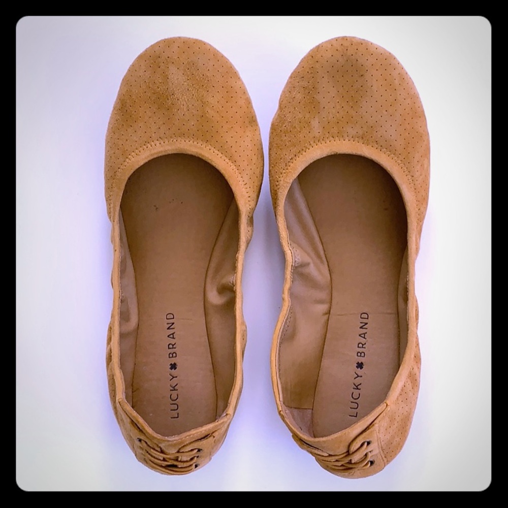 **Lucky Brand Size 10 Yellow Ballet Shoe